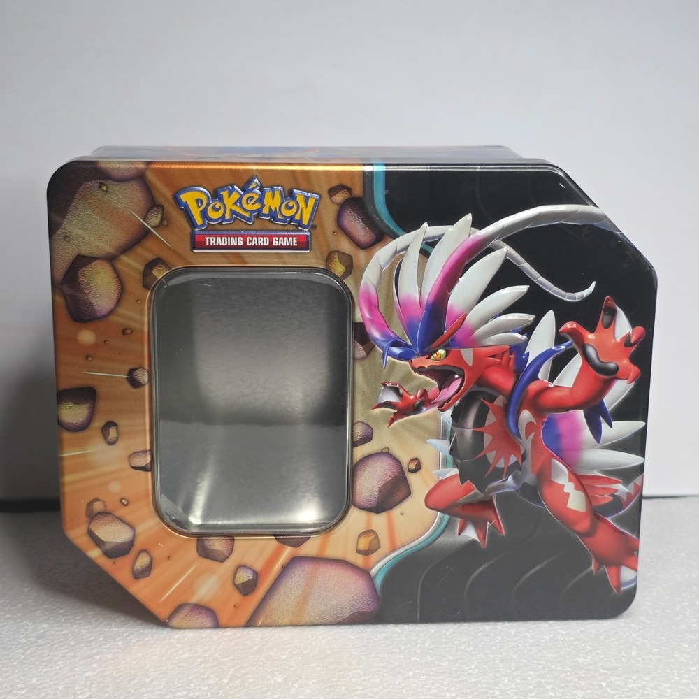 Pokemon TCG Paldea Legends Koraidon ex Metal Tin Empty Storage Case 2025